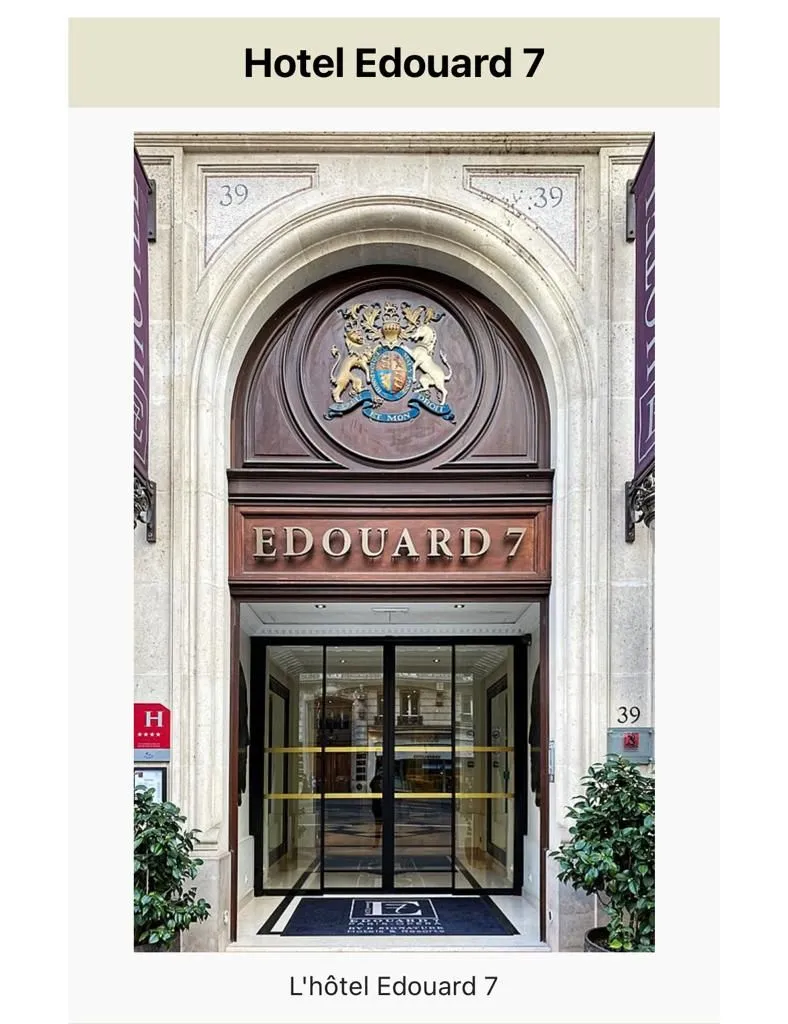 Hôtel Édouard 7 - ARI Bâtiment