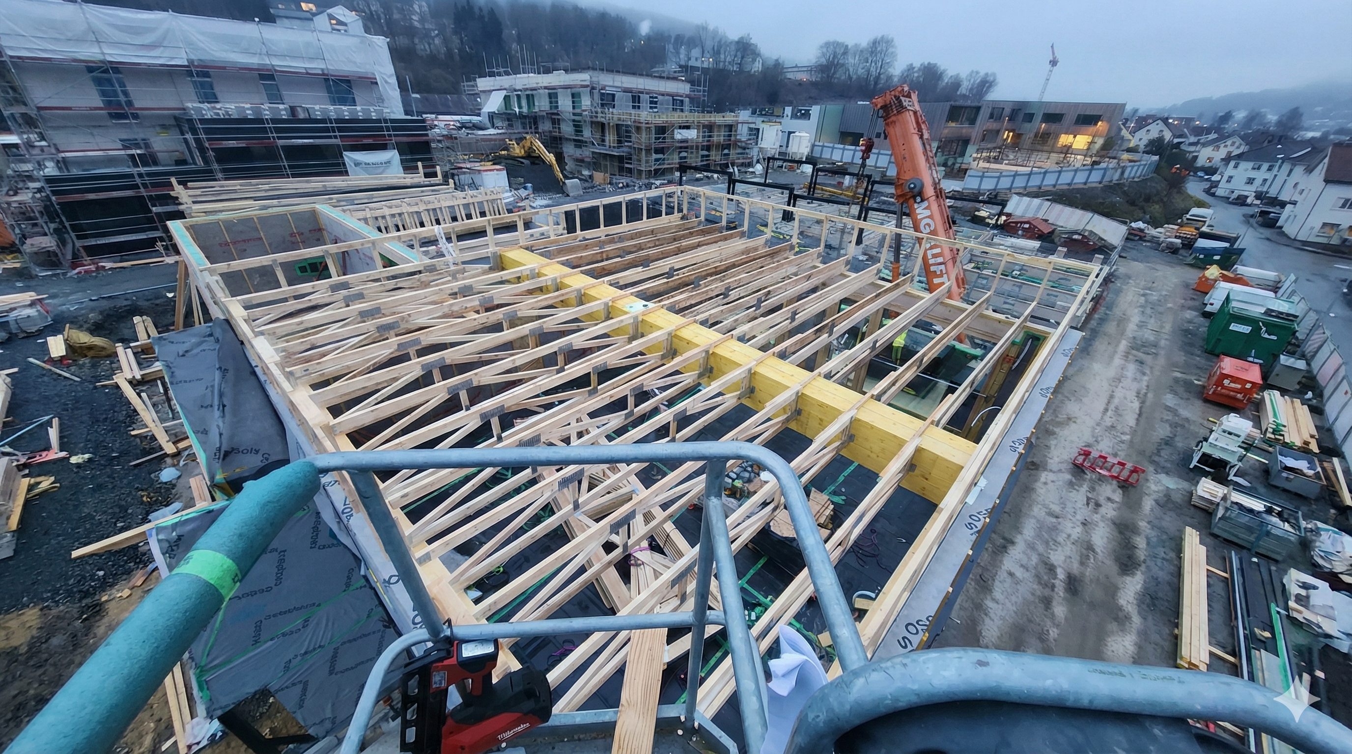 OIKOS Wiltz — structure toiture